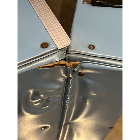 Vintage 1964 Mattel Inc Barbie & Friends Doll Large Trunk Blue Case SPP - Picture 11 of 11